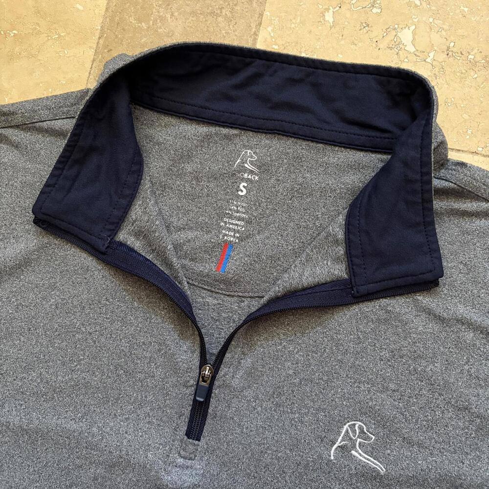 Rhoback Heather Performance Q-Zip Pullover Sweate… - image 3